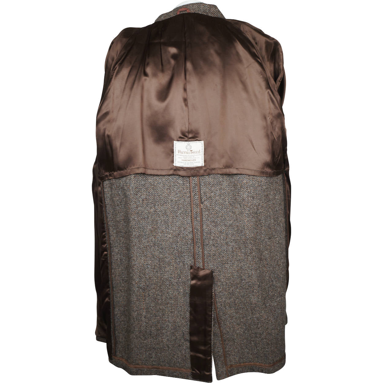 Vintage 1960s Harris Tweed Overcoat Size Mens Coat Size Medium - Poppy's Vintage Clothing