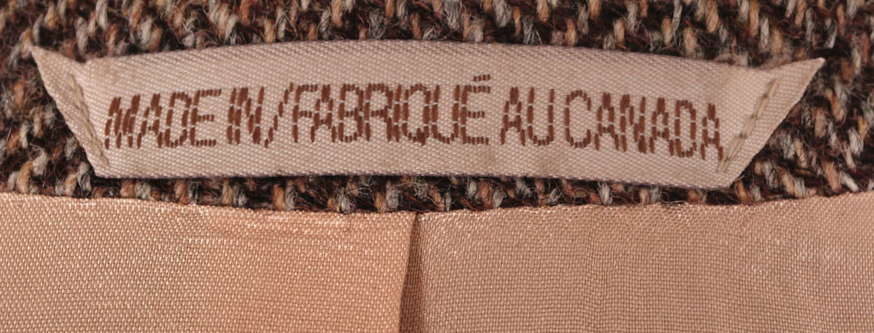 Vintage Harris Tweed Mens Jacket Herringbone Wool Sport Coat - Size 44 R - Poppy's Vintage Clothing