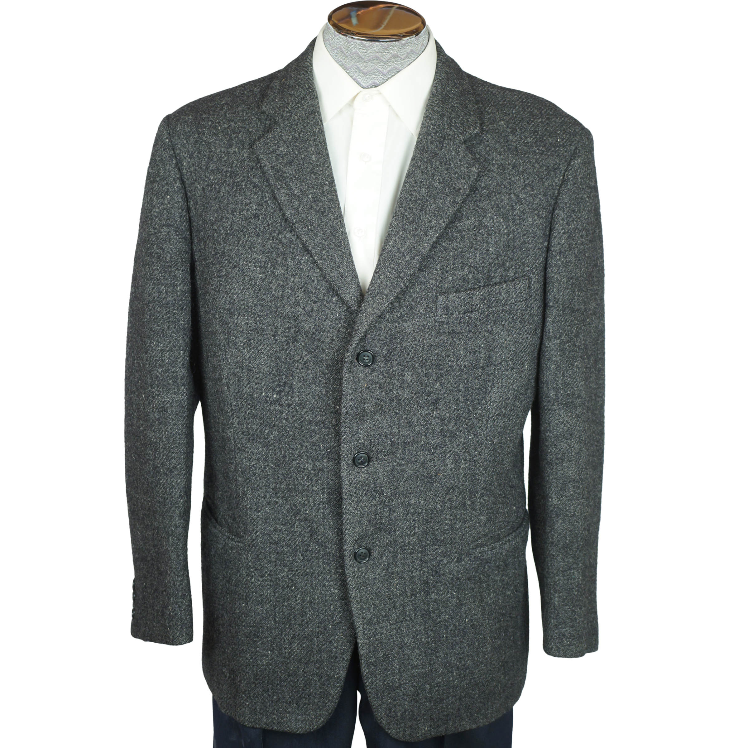 Vintage 50s Harris Tweed Jacket EBM Denmark Mens Size M L