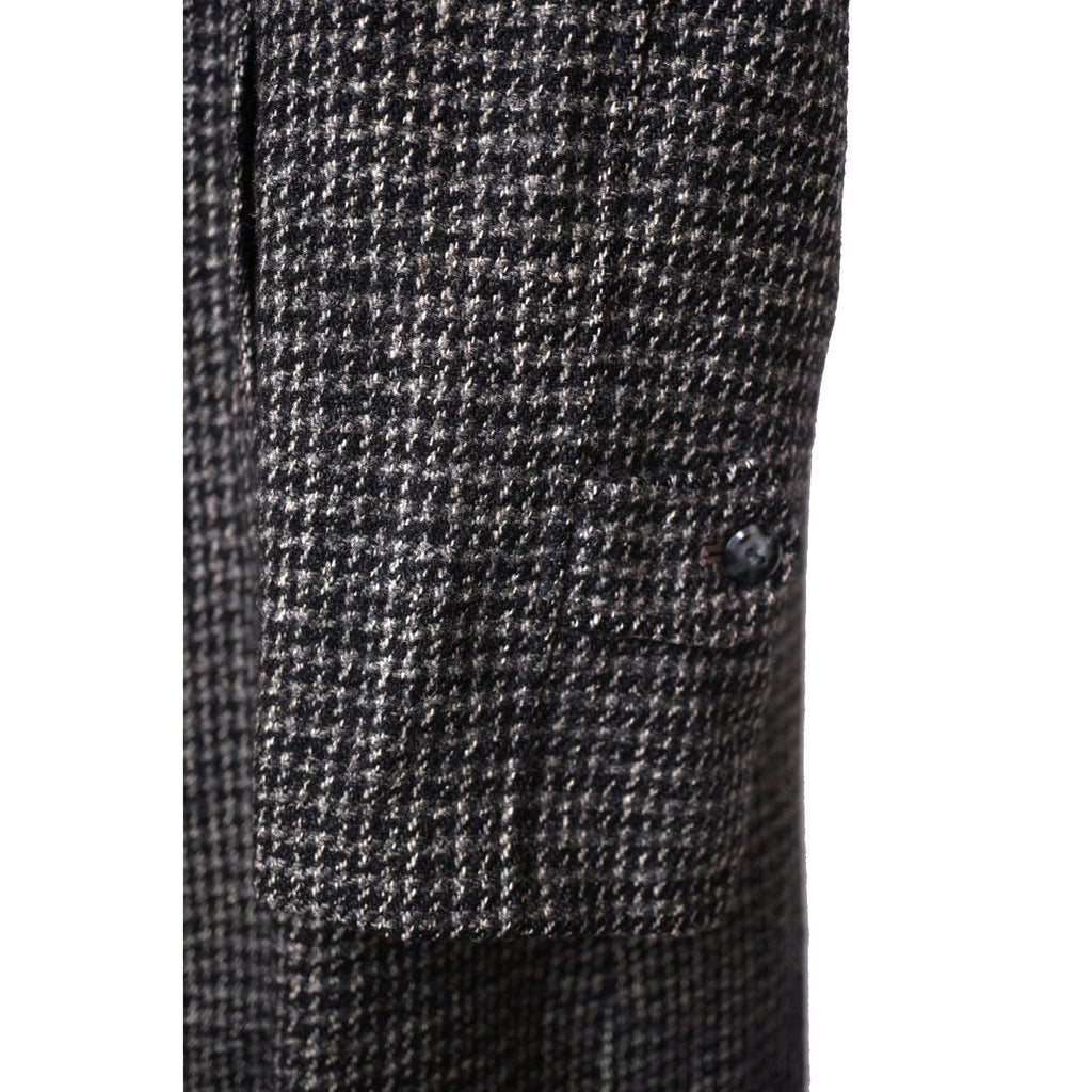 Vintage 1950s Harris Tweed Mens Overcoat Size XL Coat - Poppy's Vintage Clothing