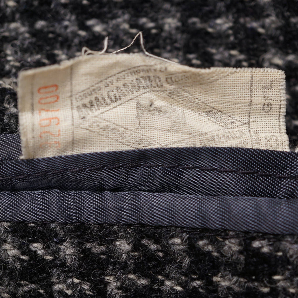 Vintage 1950s Harris Tweed Mens Overcoat Size XL Coat - Poppy's Vintage Clothing