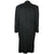 Vintage Mens Overcoat 100% Pure Cashmere Black Coat Size 44R Made in Canada - Poppy's Vintage Clothing