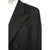 Vintage Mens Overcoat 100% Pure Cashmere Black Coat Size 44R Made in Canada - Poppy's Vintage Clothing
