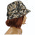 Vintage 1950s Hattie Carnegie Printed Bucket Hat Size M - Poppy's Vintage Clothing