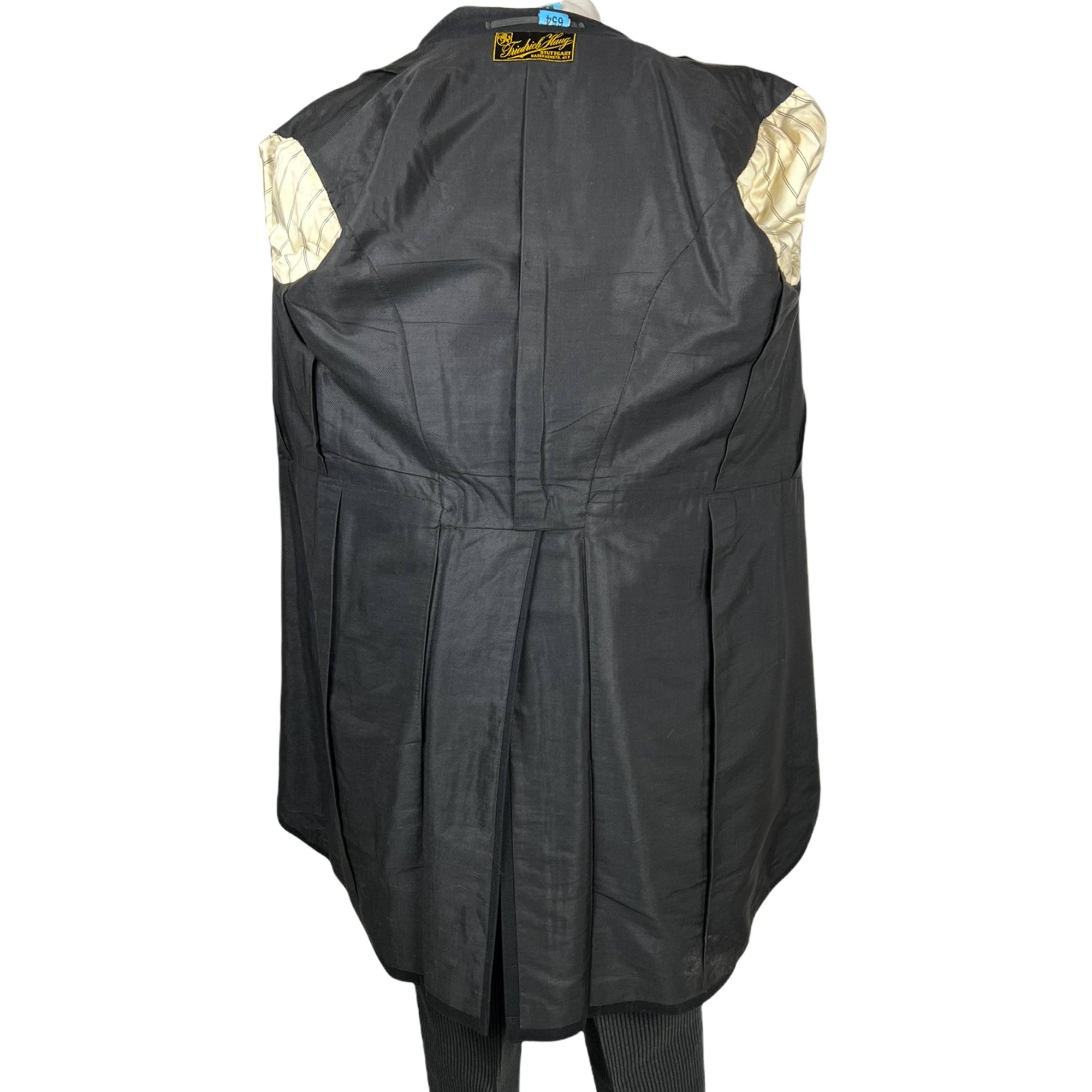 Antique Morning Suit German Hand Tailored 1910s Size M