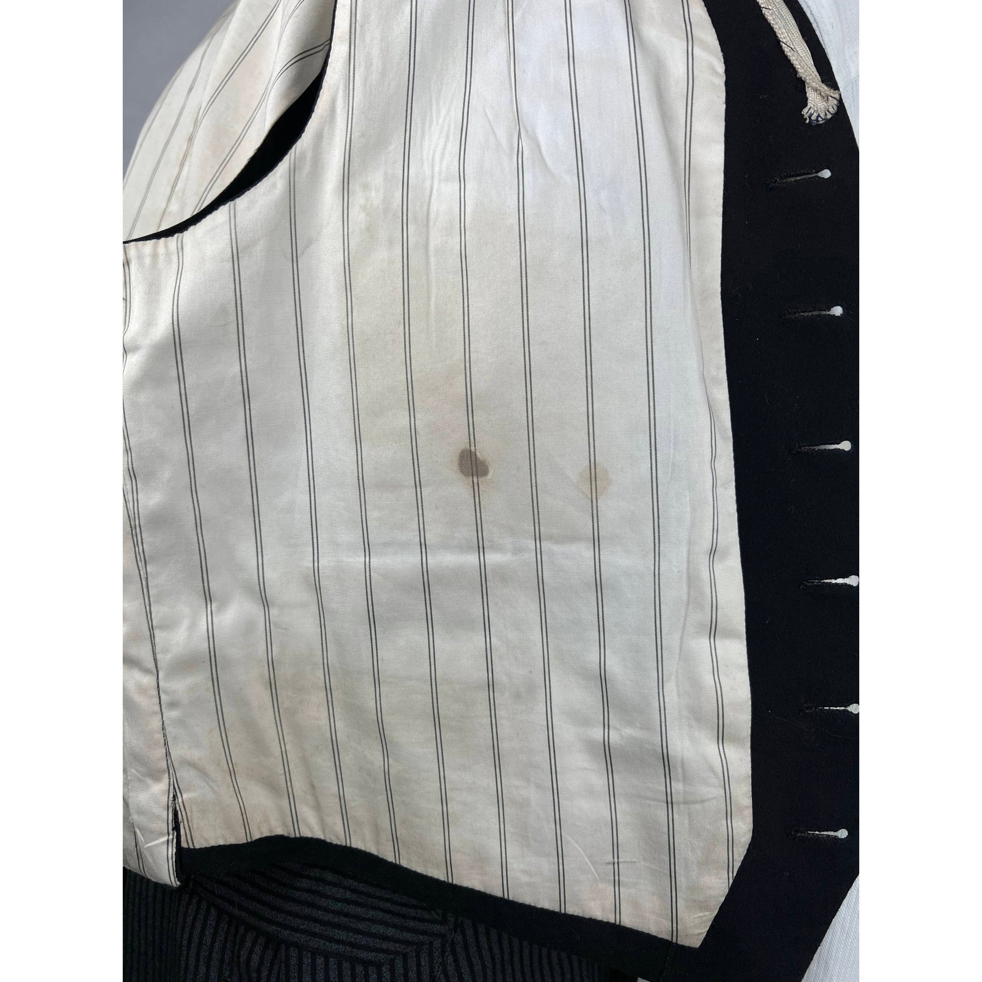 Antique Morning Suit German Hand Tailored 1910s Size M