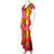 Vintage Hawaiian Dress Pink Floral Maxi Length 1960s Size M - Poppy's Vintage Clothing