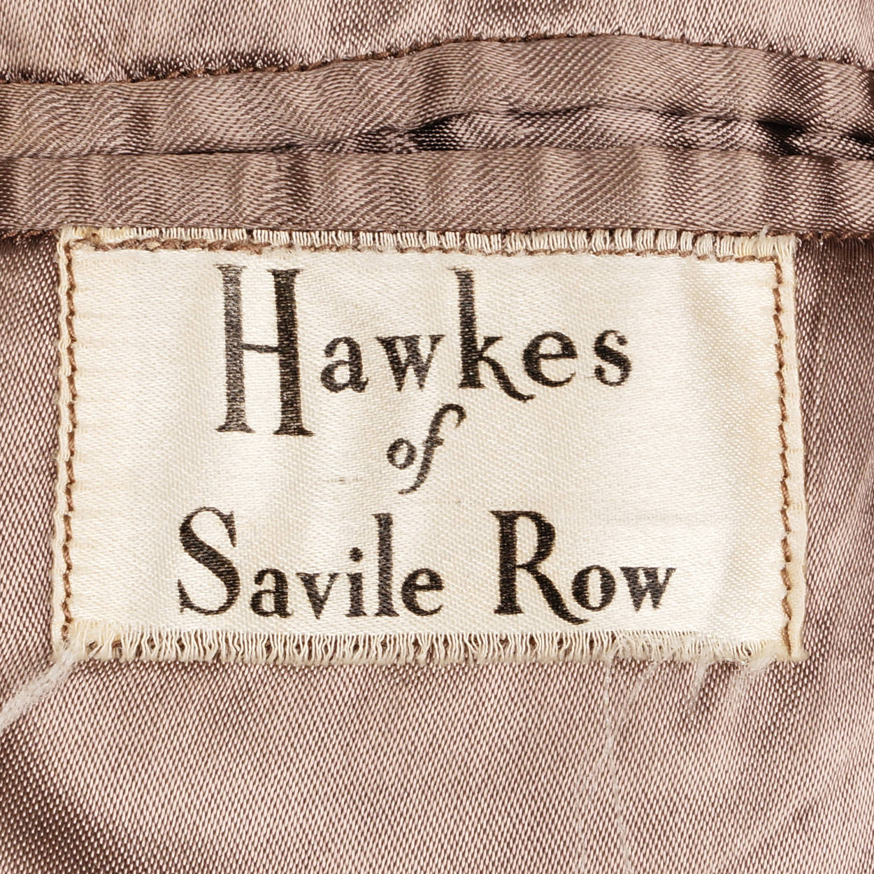 Vintage Hawkes Savile Row Wool Overcoat Bespoke Coat for Lt Colonel 1960 - Poppy's Vintage Clothing
