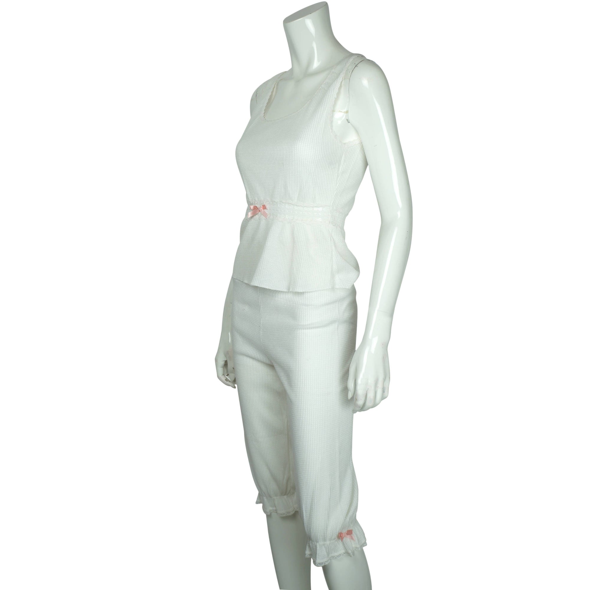 Vintage Pajamas Camisole and Bloomers Fredericks of Hollywood - Poppy's Vintage Clothing