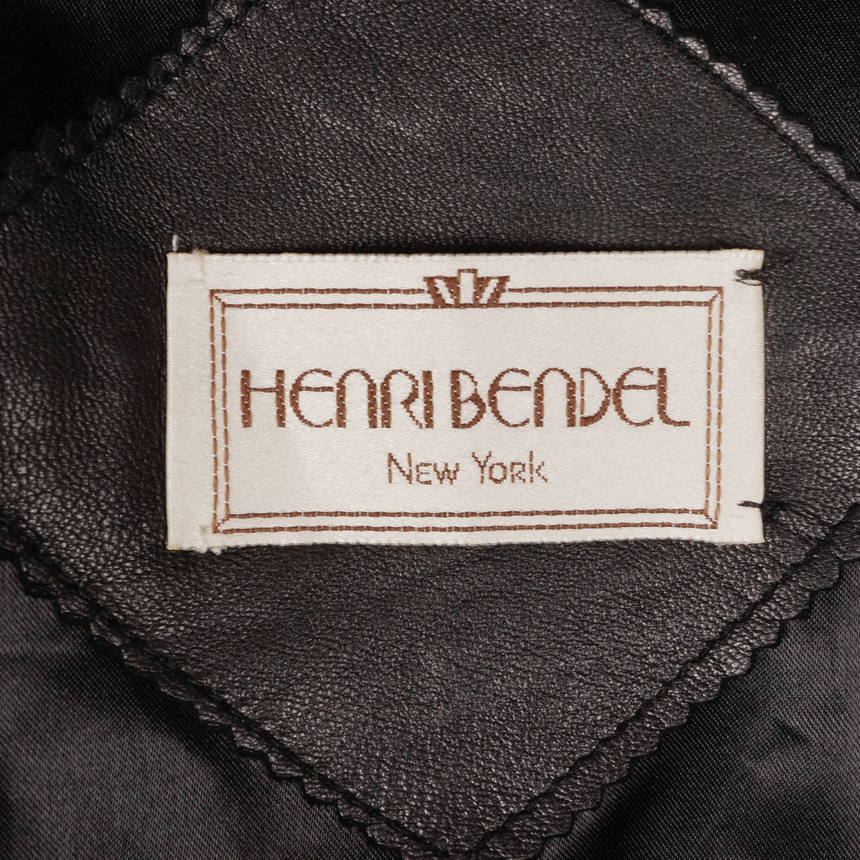 Vintage Henri Bendel NY Leather Motorcycle Jacket Ladies Size M - Poppy's Vintage Clothing