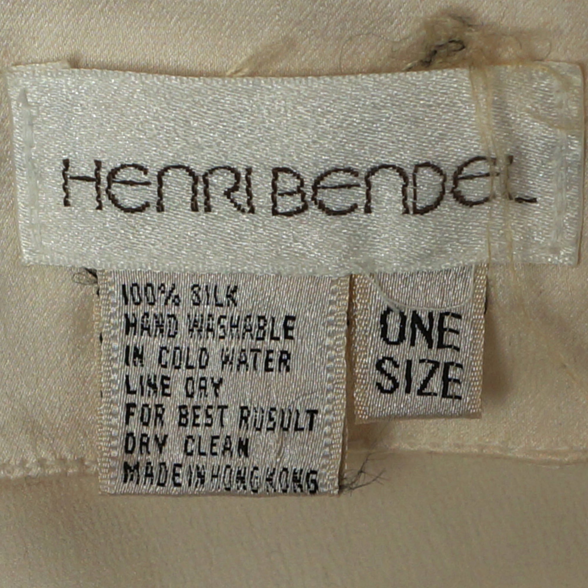 Vintage 80s Henri Bendel Silk Dress