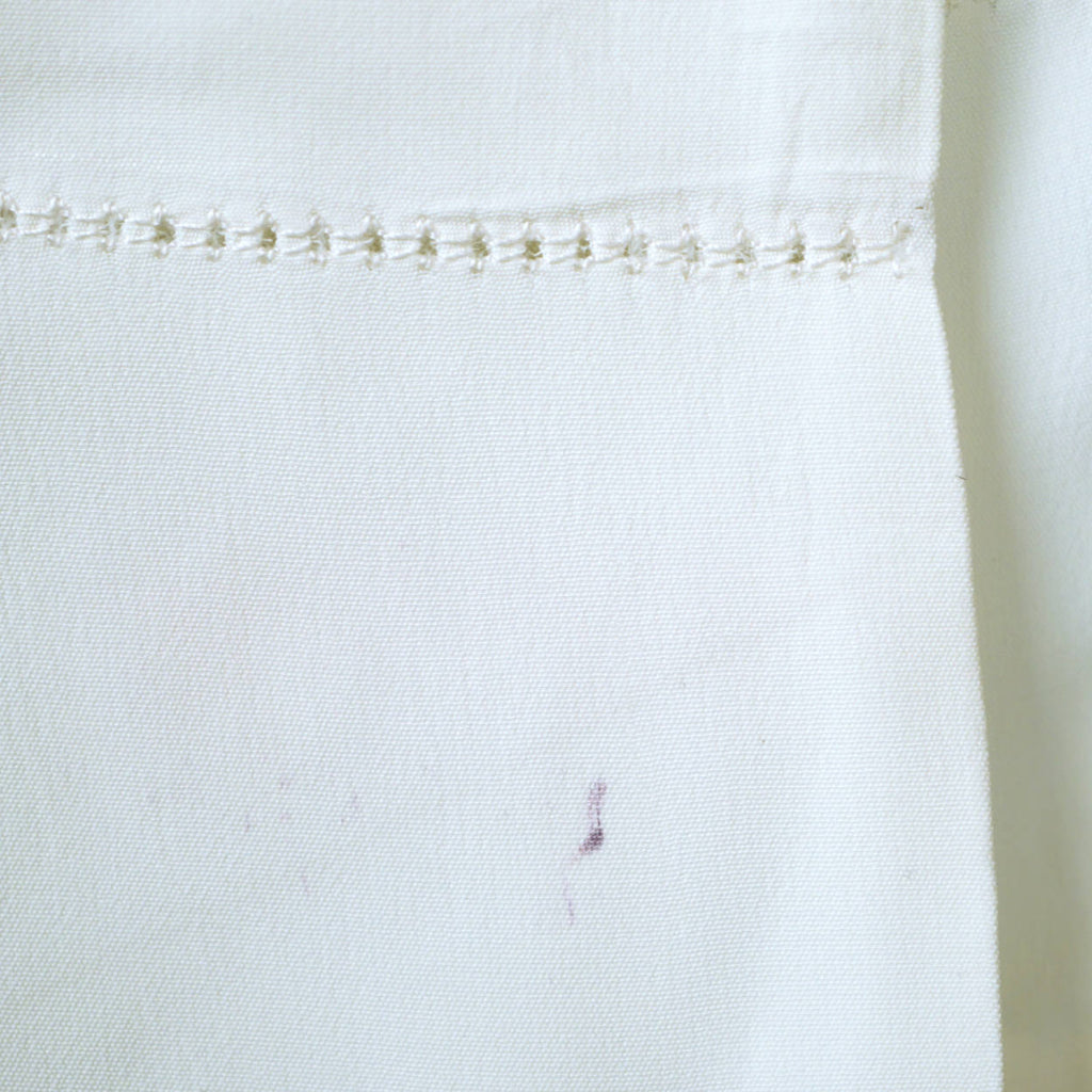Vintage 40s 50s Mens White Scarf Crepe Opera Foulard - Poppy's Vintage Clothing