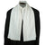 Vintage 40s 50s Mens White Scarf Crepe Opera Foulard - Poppy's Vintage Clothing