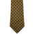 Vintage Hermes Tie Silk Twill 7218 UA Rope Chain Pattern Brown Gold Mens Necktie - Poppy's Vintage Clothing