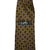Vintage Hermes Tie Silk Twill 7218 UA Rope Chain Pattern Brown Gold Mens Necktie - Poppy's Vintage Clothing