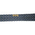 Vintage Hermes Tie Silk Twill 7302 EA Chain Pattern Blue Mens Necktie - Poppy's Vintage Clothing