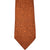 Vintage Hermes Tie Silk Twill 7679 TA Orange Geometric Pattern Mens Necktie - Poppy's Vintage Clothing