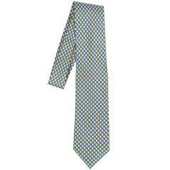 Vintage Hermes Tie Silk Twill 7971 EA Mens Necktie 62” - Poppy's Vintage Clothing