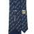 Hermes Tie Silk Twill 834 EA Horsebit Pattern Blue Necktie - Poppy's Vintage Clothing