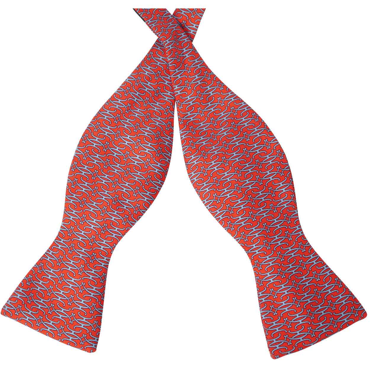 Vintage Hermes Bow Tie 2 Piece Adjustable Size Silk France - Poppy's Vintage Clothing