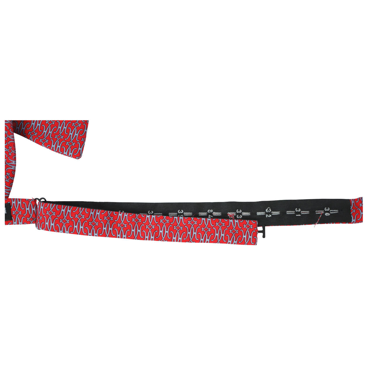 Vintage Hermes Bow Tie 2 Piece Adjustable Size Silk France - Poppy's Vintage Clothing