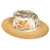 Vintage Motsch for Hermes Paris Hat with Printed Silk Crown and Straw Brim