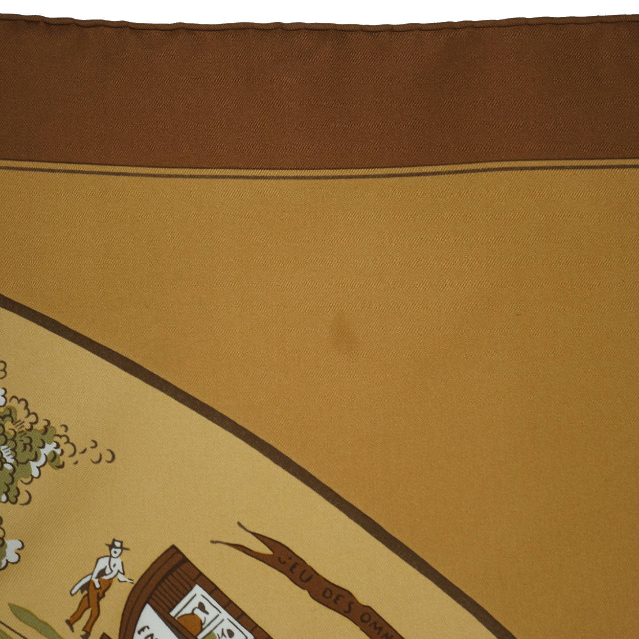 Vintage Hermes Silk Scarf Jeu des Omnibus Hugo Grygkar 35” - Poppy's Vintage Clothing