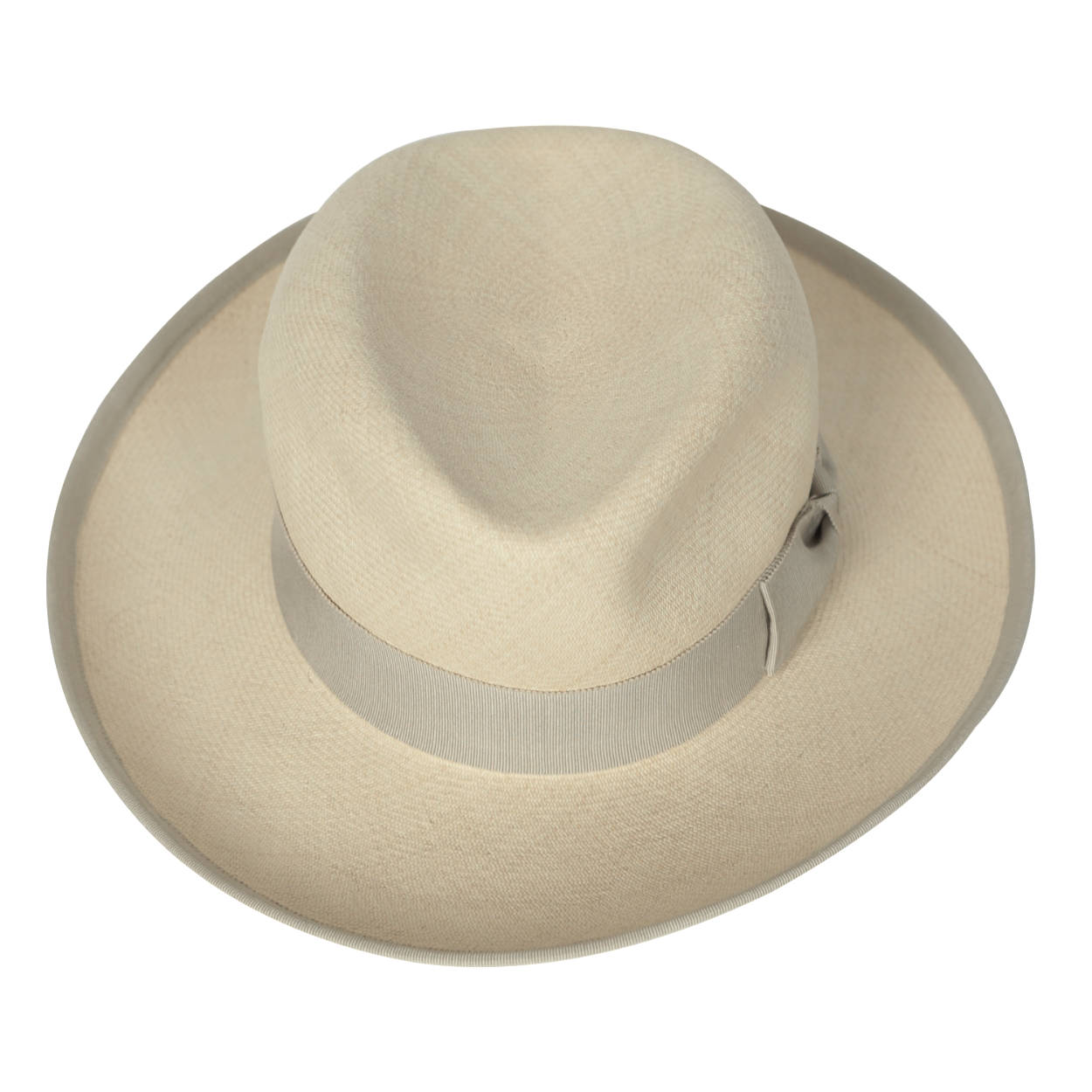 Vintage Motsch for Hermes Paris Ladies Fedora Panama Hat 7 - Poppy's Vintage Clothing