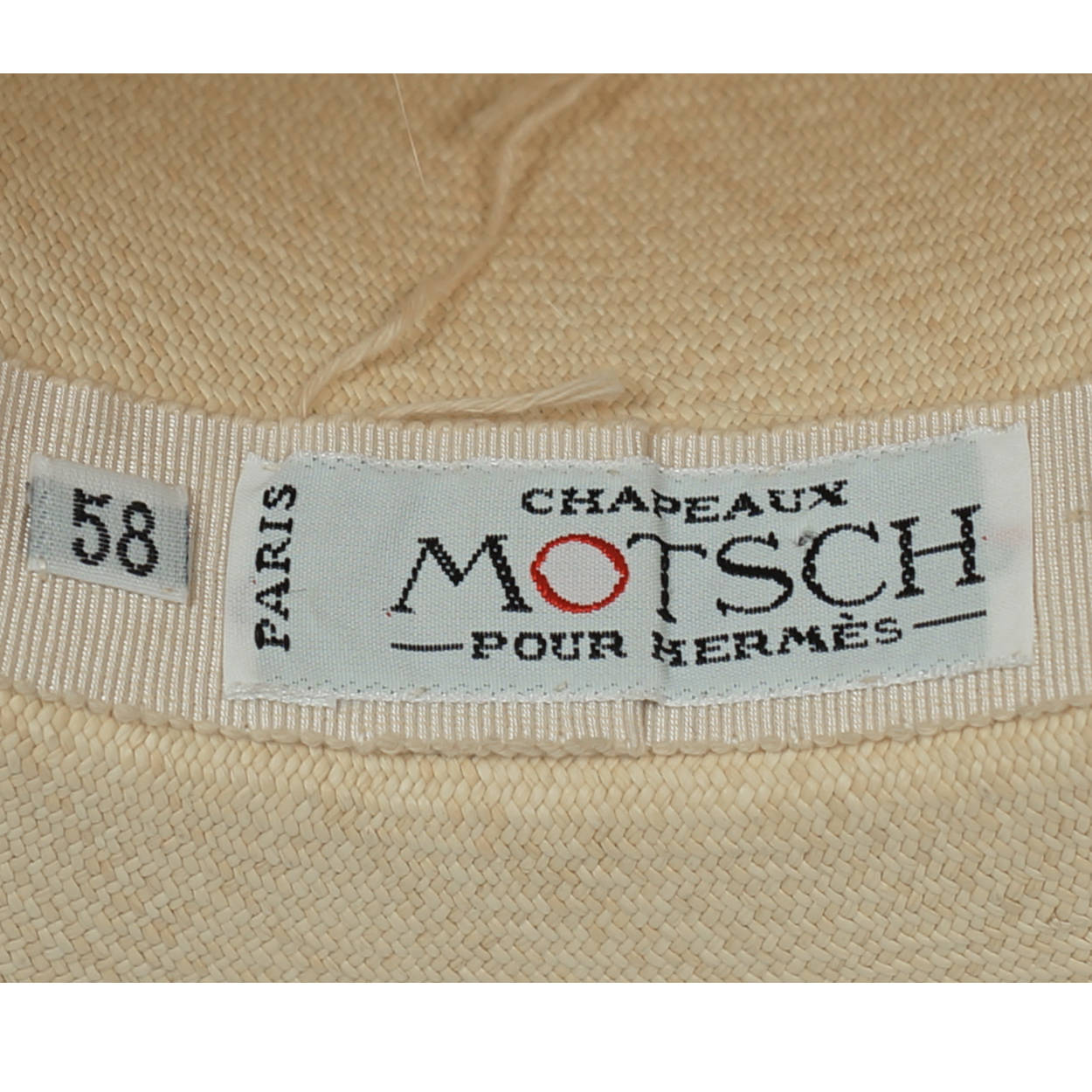 Vintage Motsch for Hermes Paris Ladies Fedora Panama Hat 7 - Poppy's Vintage Clothing