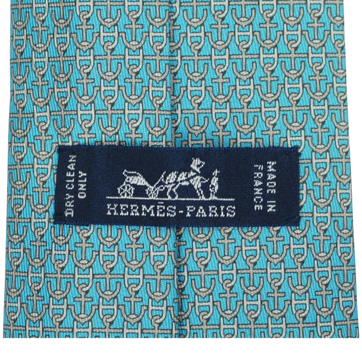 Vintage Hermes Tie Silk Twill 605820 IA Mens Necktie 61” - Poppy's Vintage Clothing