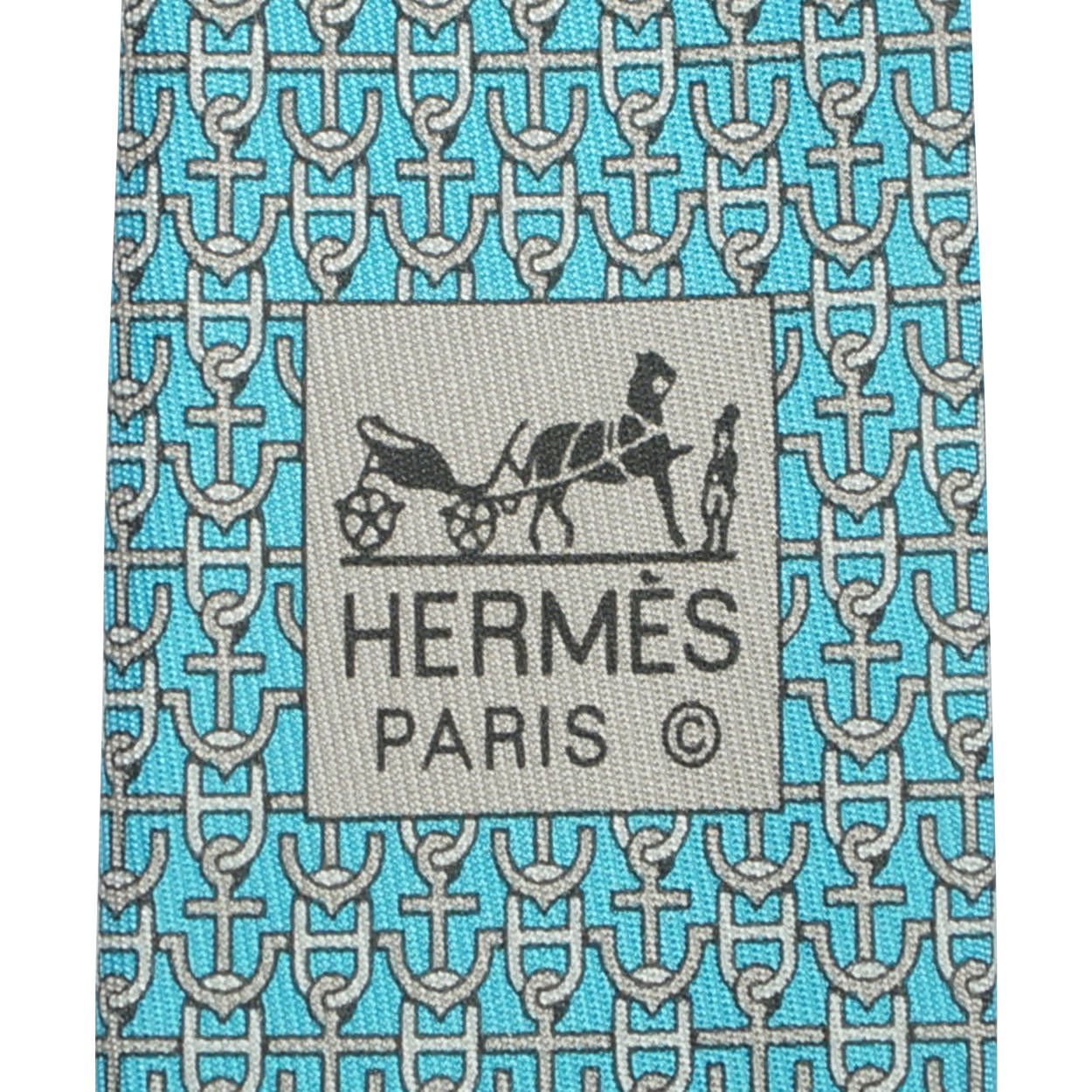 Vintage Hermes Tie Silk Twill 605820 IA Mens Necktie 61” - Poppy's Vintage Clothing