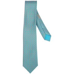 Vintage Hermes Tie Silk Twill 605820 IA Mens Necktie 61” - Poppy's Vintage Clothing