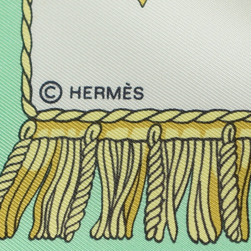 Vintage Hermes La Reale Silk Scarf Hugo Grygkar Vue Du Carosse de la Galere 35” - Poppy's Vintage Clothing