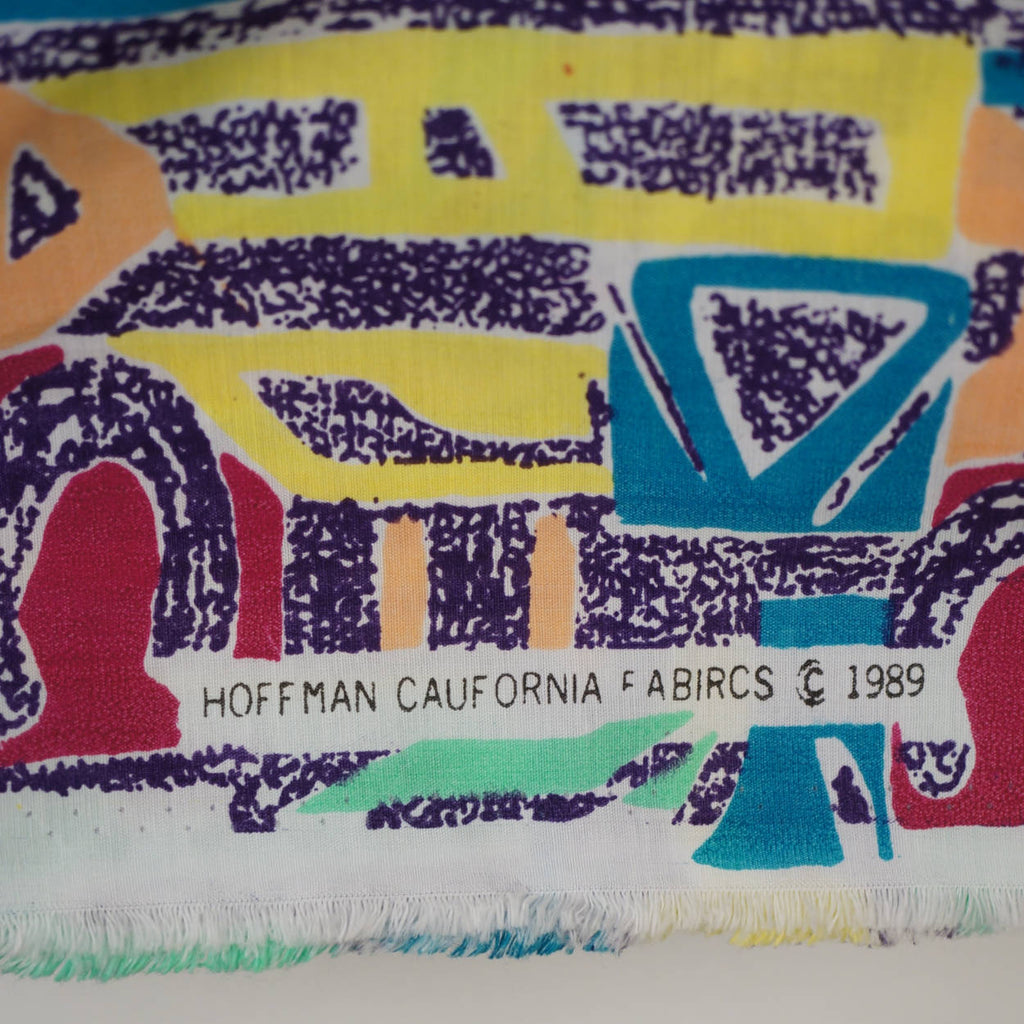 Vintage 1980s Unused Cotton Sewing Fabric Hoffman California 1980s - 3 yd minimum - Poppy's Vintage Clothing