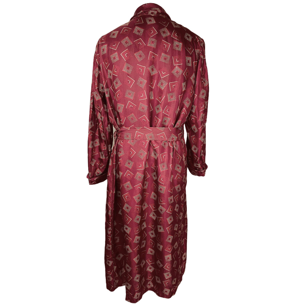 brown of london dressing gown Vintage 1930s Silk Dressing Gown Holliday & Brown London L – Poppy's  Vintage Clothing