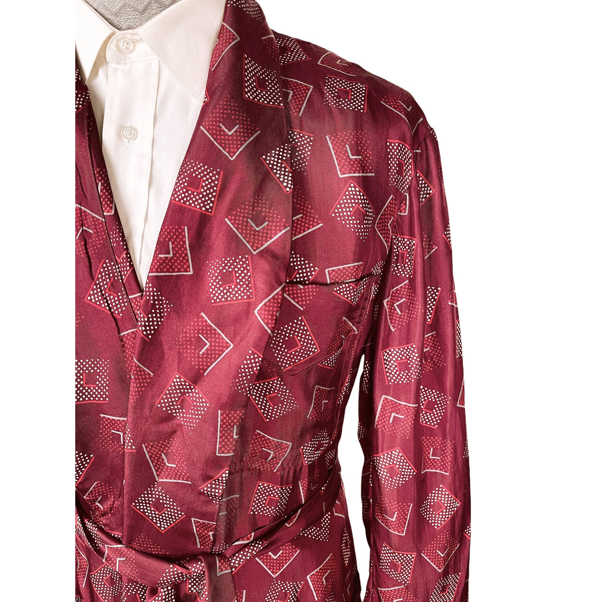 Vintage 1930s Silk Dressing Gown Holliday & Brown London L – Poppy's  Vintage Clothing
