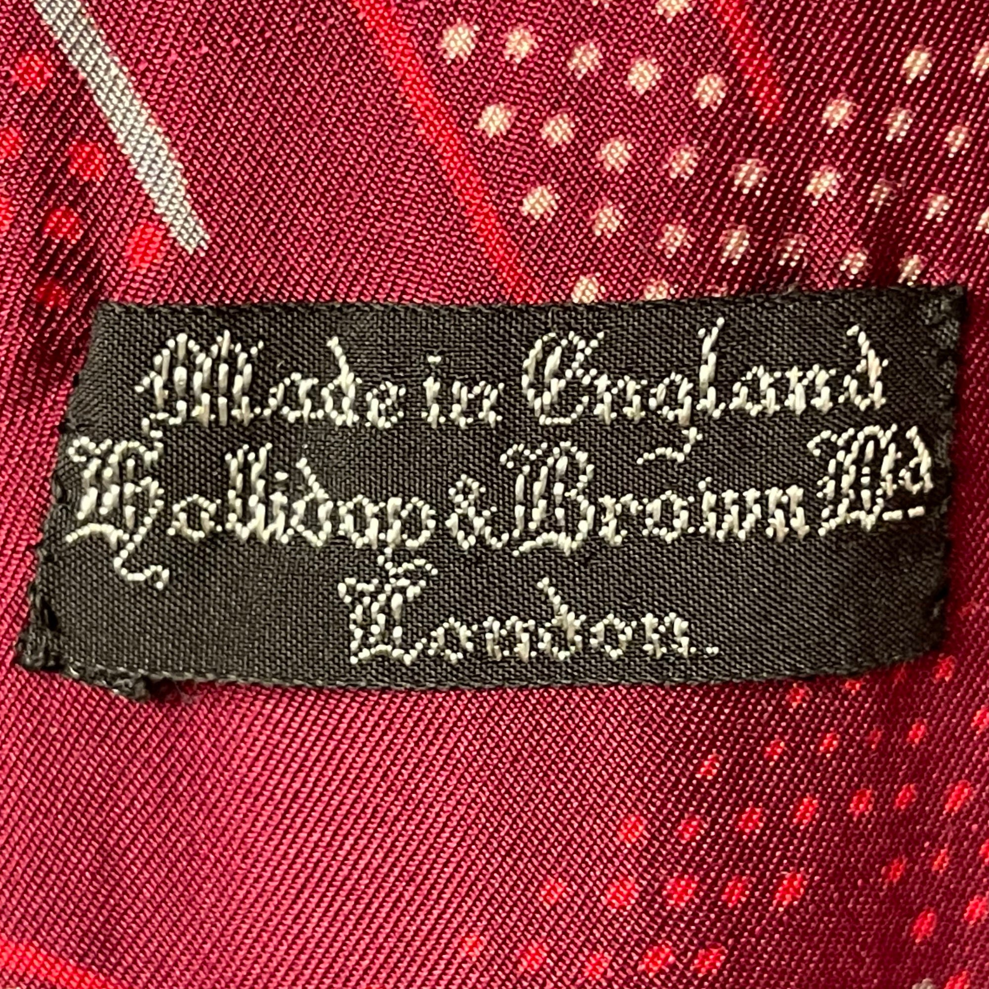 brown of london dressing gown Vintage 1930s Silk Dressing Gown Holliday & Brown London L – Poppy's  Vintage Clothing main image 0