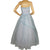 Vintage 50s Prom Dress Blue Tulle Ball Gown Size S - Poppy's Vintage Clothing