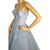Vintage 50s Prom Dress Blue Tulle Ball Gown Size S - Poppy's Vintage Clothing
