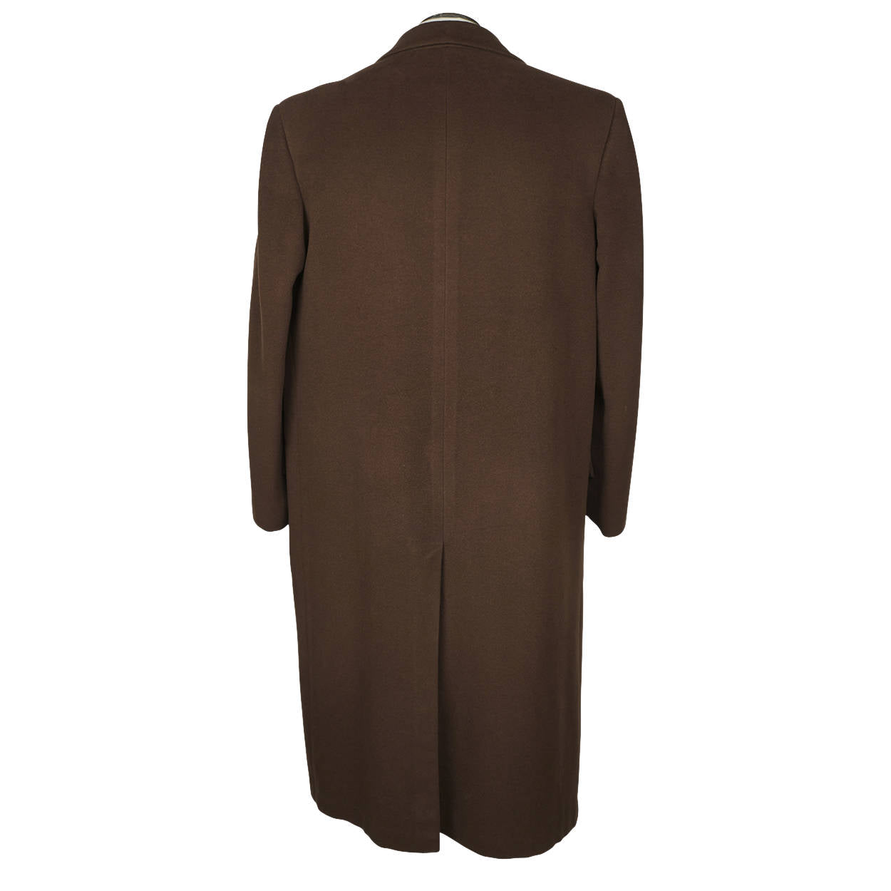Vintage 1950s Cashmere Mens Overcoat Holt Renfrew Brown Colour