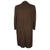 Vintage 1950s Cashmere Mens Overcoat Holt Renfrew Brown Colour Coat Large - Poppy's Vintage Clothing
