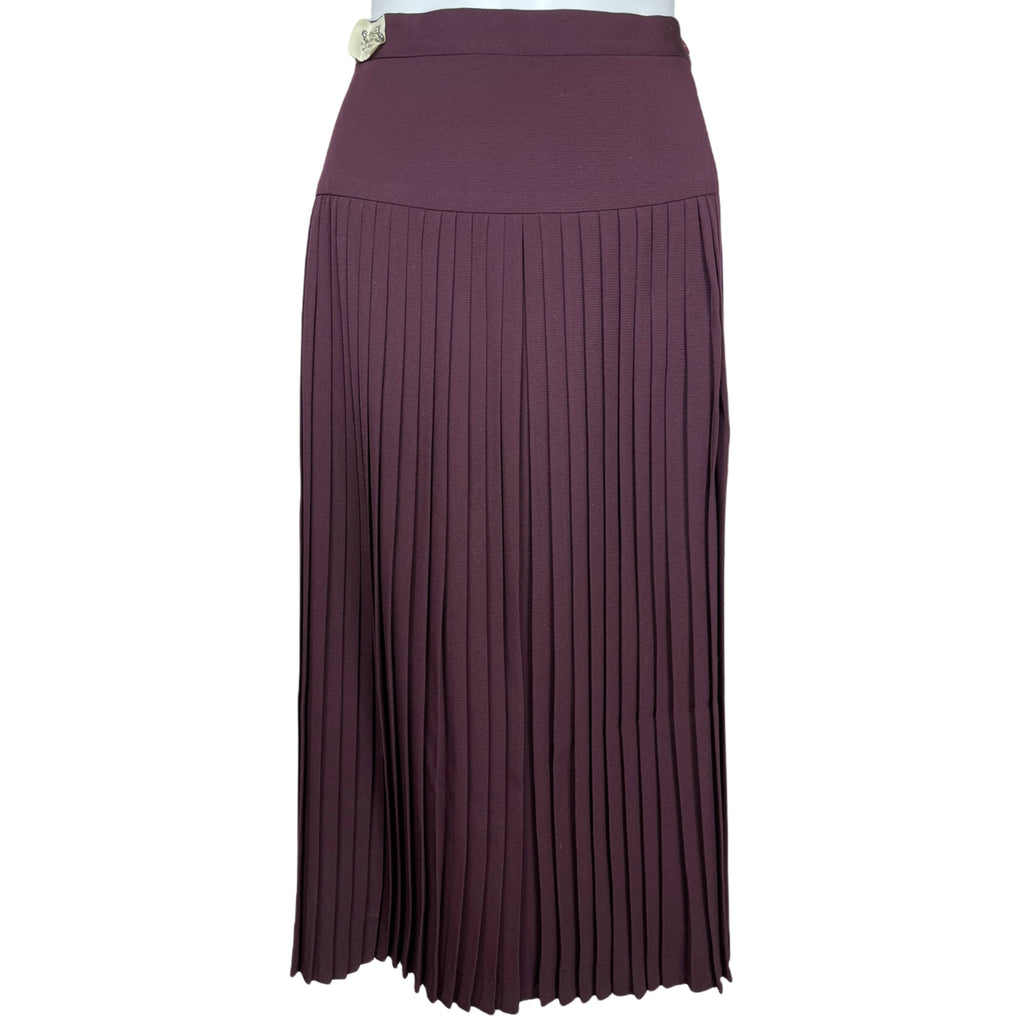Vintage 1950s Skirt Suit Eggplant Plum Wool Holt Renfrew M