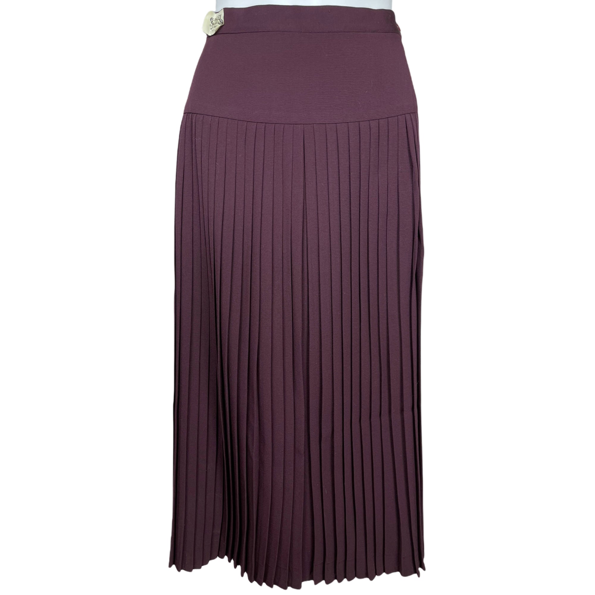 Vintage 1950s Skirt Suit Eggplant Plum Wool Holt Renfrew M