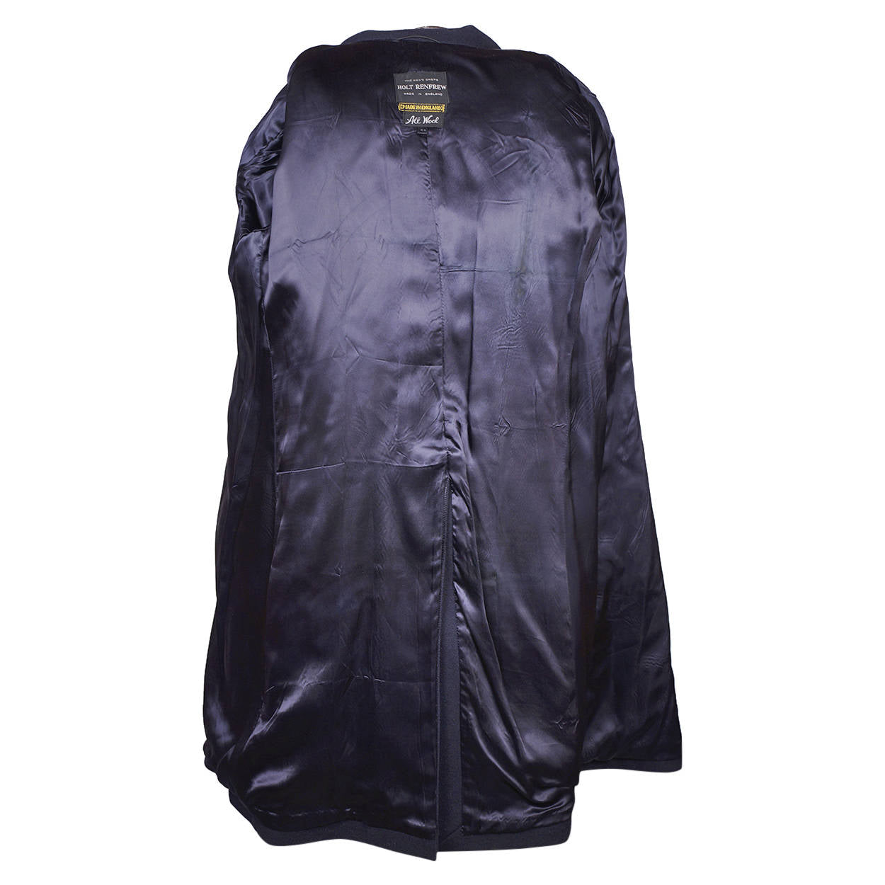 Vintage Mens Overcoat 1960s Mod Wool Coat Made in England Holt Renfrew Size M L - Poppy's Vintage Clothing