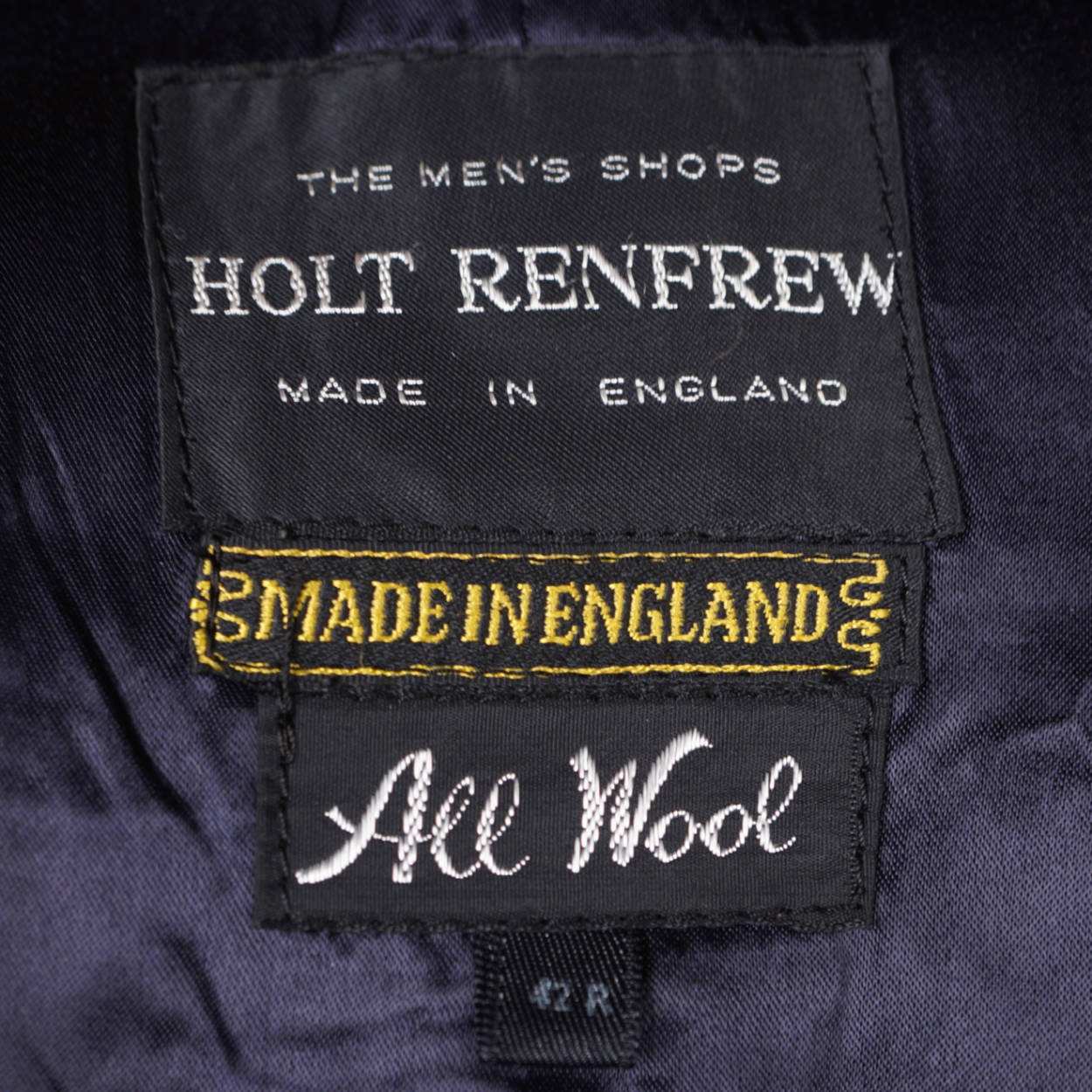 Vintage Mens Overcoat 1960s Mod Wool Coat Made in England Holt Renfrew Size M L - Poppy's Vintage Clothing