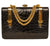 Vintage 1960s Patent Leather Box Purse Faux Alligator Handbag Holt Renfrew Italy - Poppy's Vintage Clothing
