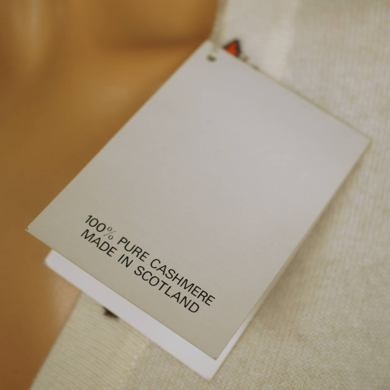 Vintage 1970s Unused Scottish Cashmere Sweater Vest Sleeveless Cardigan NWT M 36 - Poppy's Vintage Clothing