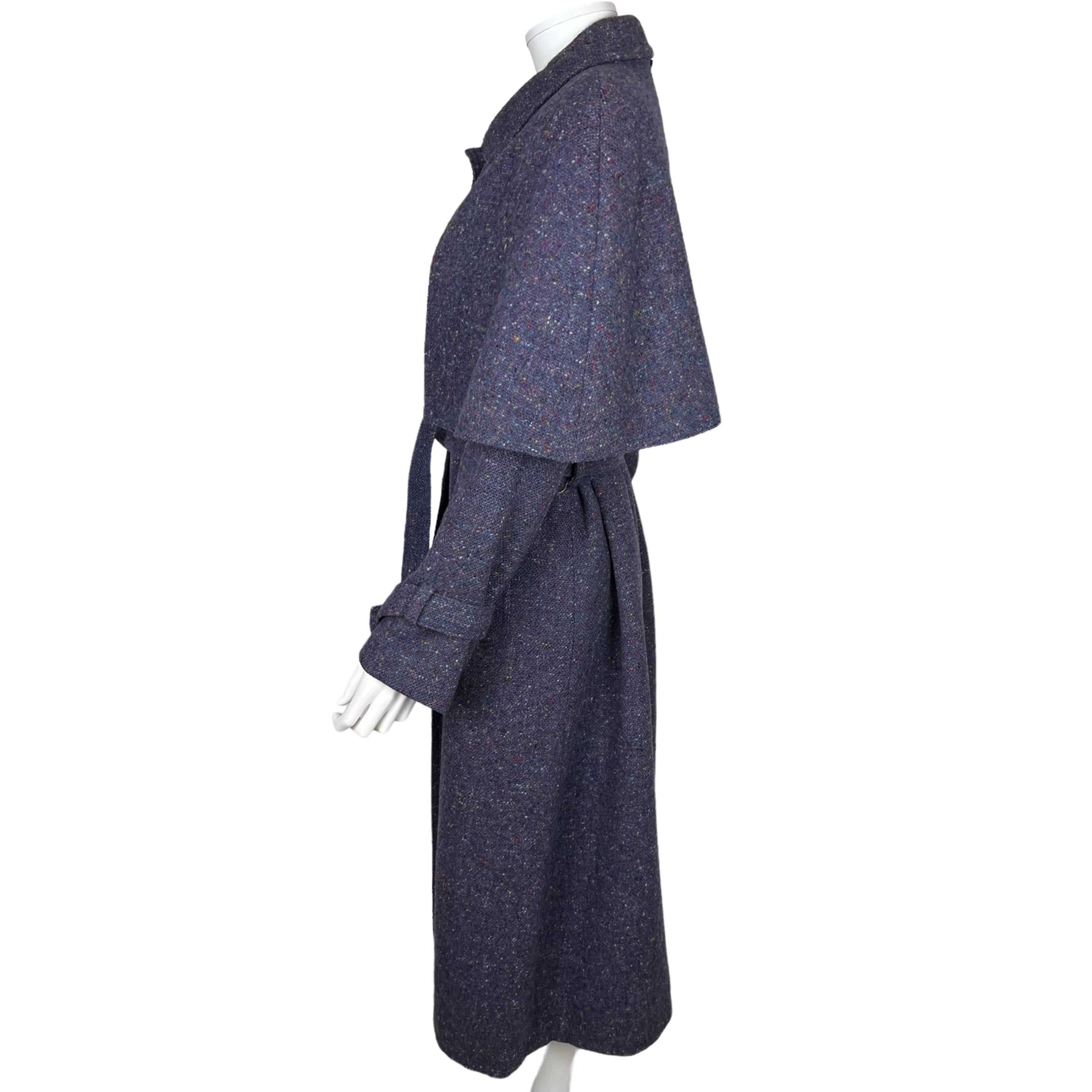 1970s Vintage Irish Tweed Coat Jimmy Hourihan Dublin Size 12