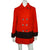 Vintage 1970s Hudsons Bay Company Point Blanket Jacket Winter Coat Red Wool Sz M - Poppy's Vintage Clothing