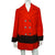 Vintage 1970s Hudsons Bay Company Point Blanket Jacket Winter Coat Red Wool Sz M - Poppy's Vintage Clothing